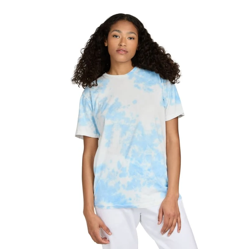 US Blanks Unisex Made In USA Cloud Tie-Dye T-Shirt 1