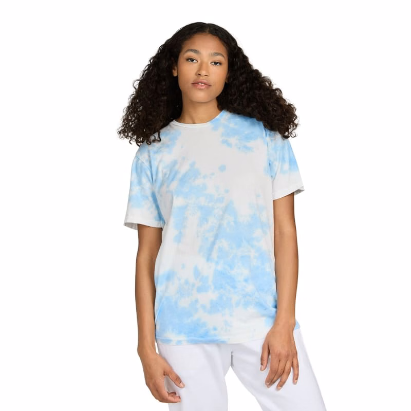 US Blanks Unisex Made In USA Cloud Tie-Dye T-Shirt