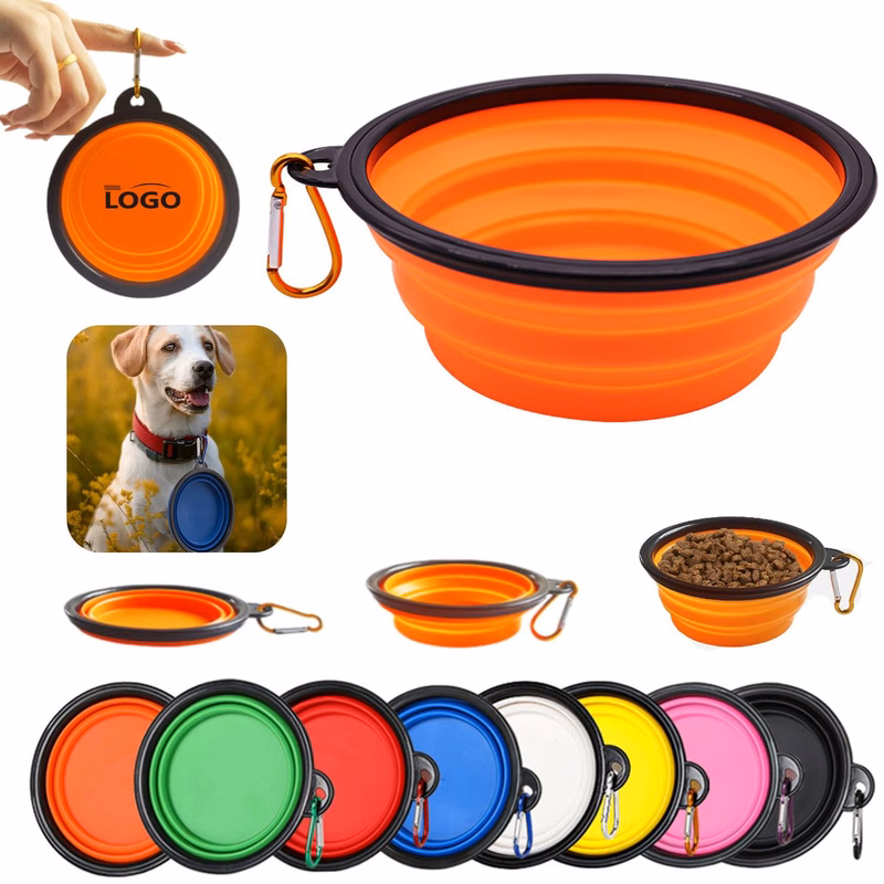 MOQ50 Collapsible Dog Bowls for Travel