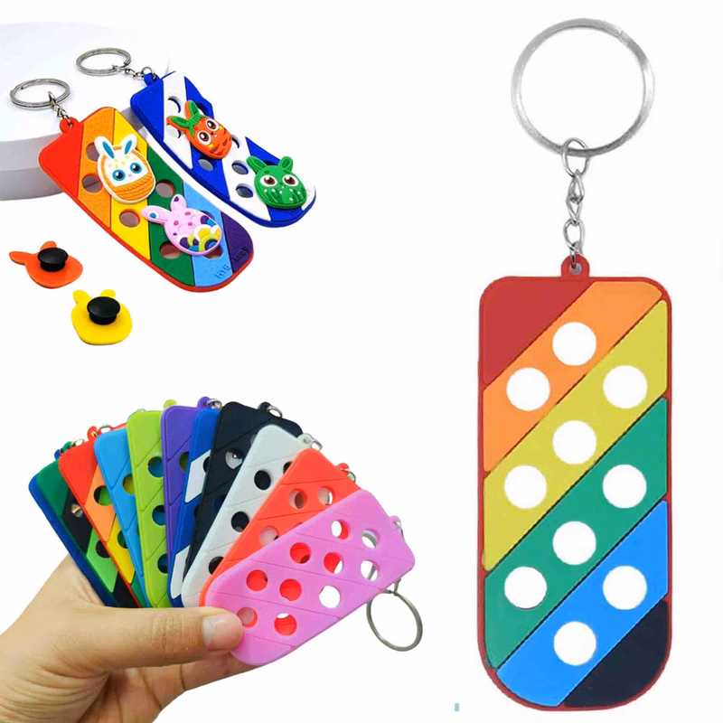 Luggage Tag  Shoe Charms Keychain