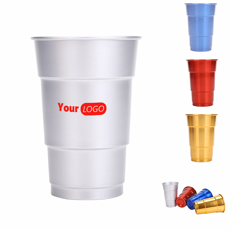 16 oz anodized aluminum party cup