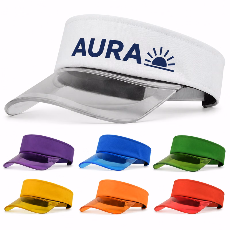 Transparent Brim Fabric Visor
