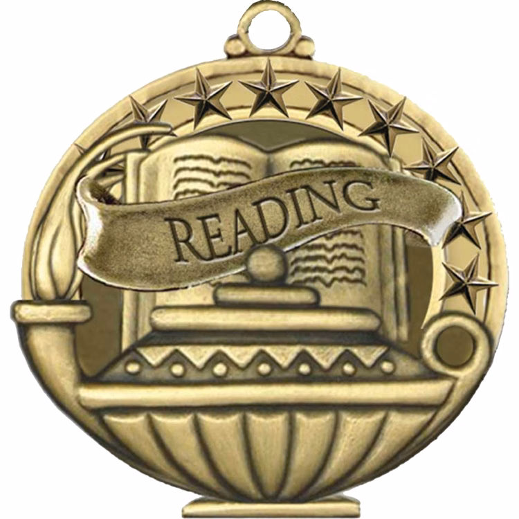 Stock Academic Medals: Reading Challenge