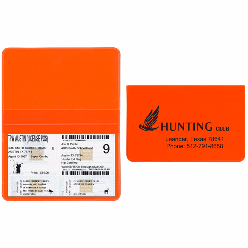 Hot Vinyl Color Foldover Card Case