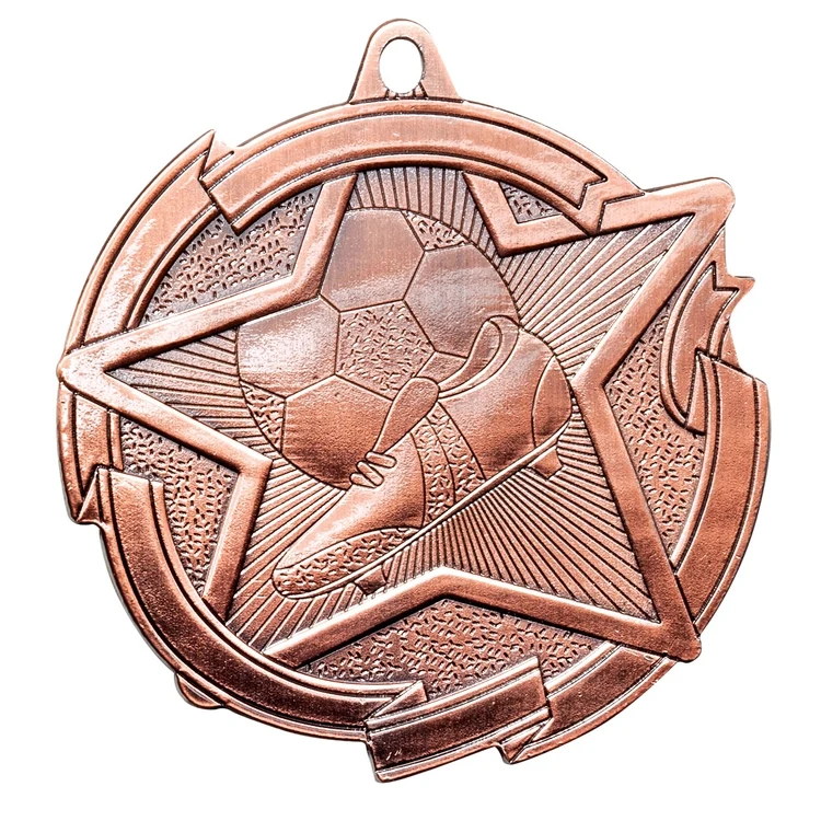 Soccer Star Medal 2-3/8" 1