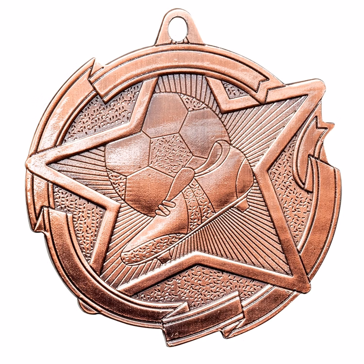 Soccer Star Medal 2-3/8"