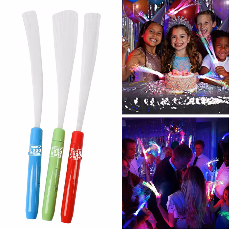 Led Flash Fiber Optic Glow Stick
