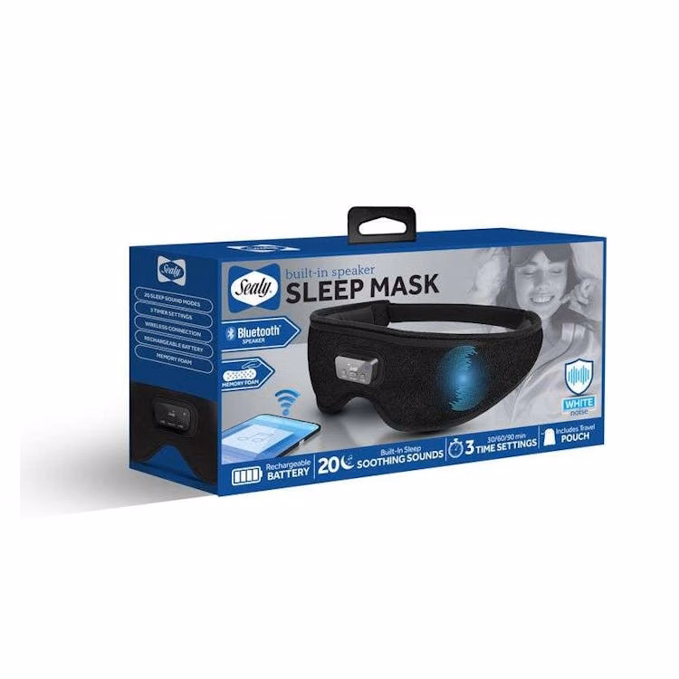 Sleep Headband With Bluetooth Earphone - Black
