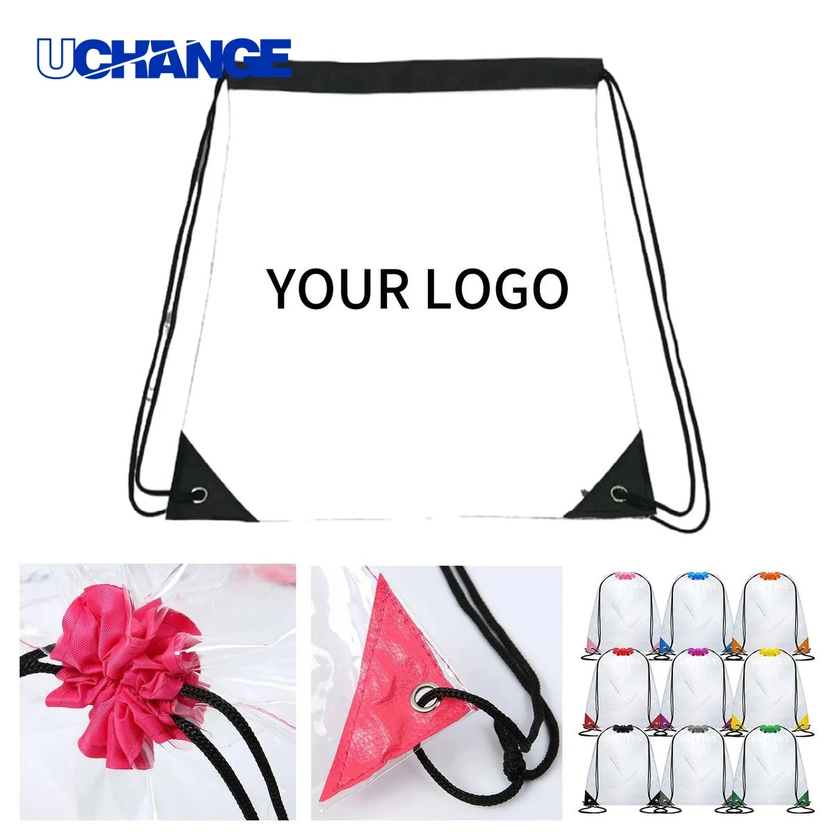 PVC Drawstring Backpack Organizer for Travel 1