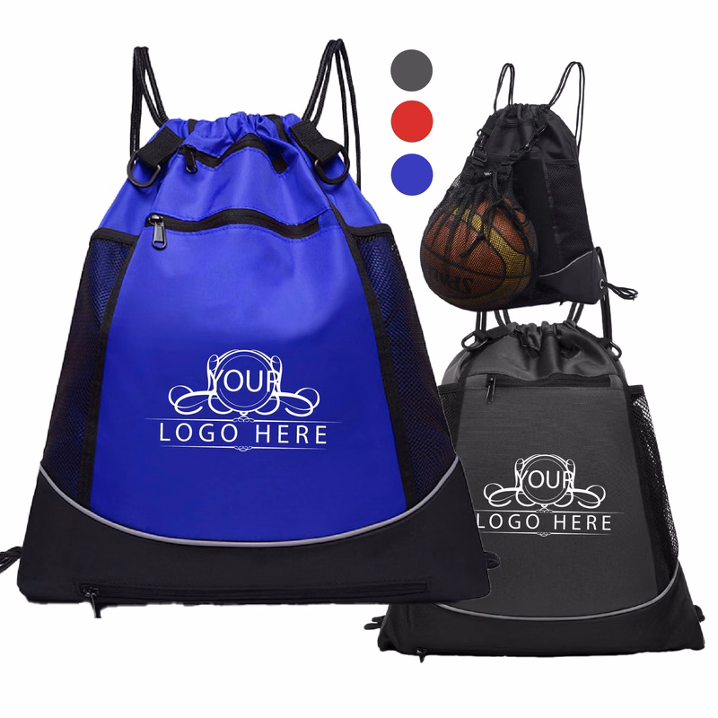 Basketball Drawstring Backpack Sport Bag