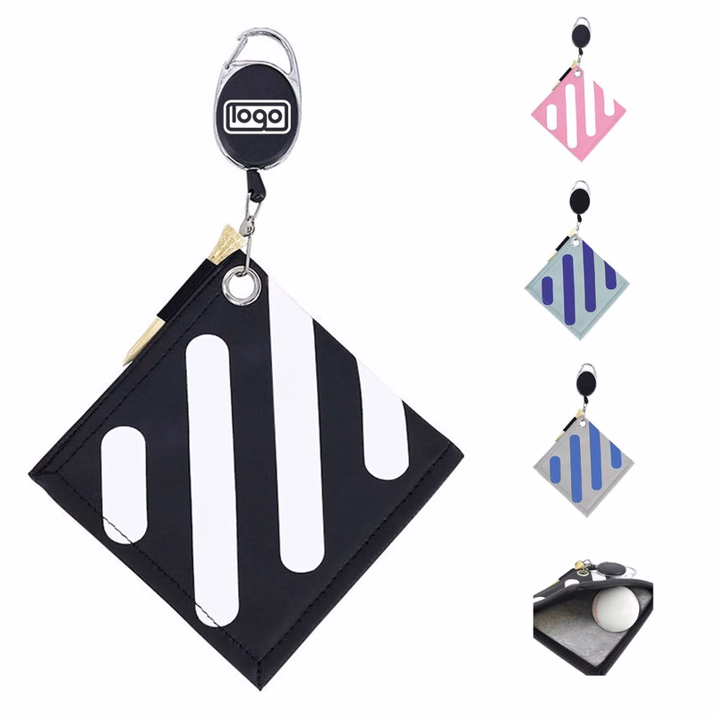 Golf Ball Cleaning Towel w/ Hanging Buckle