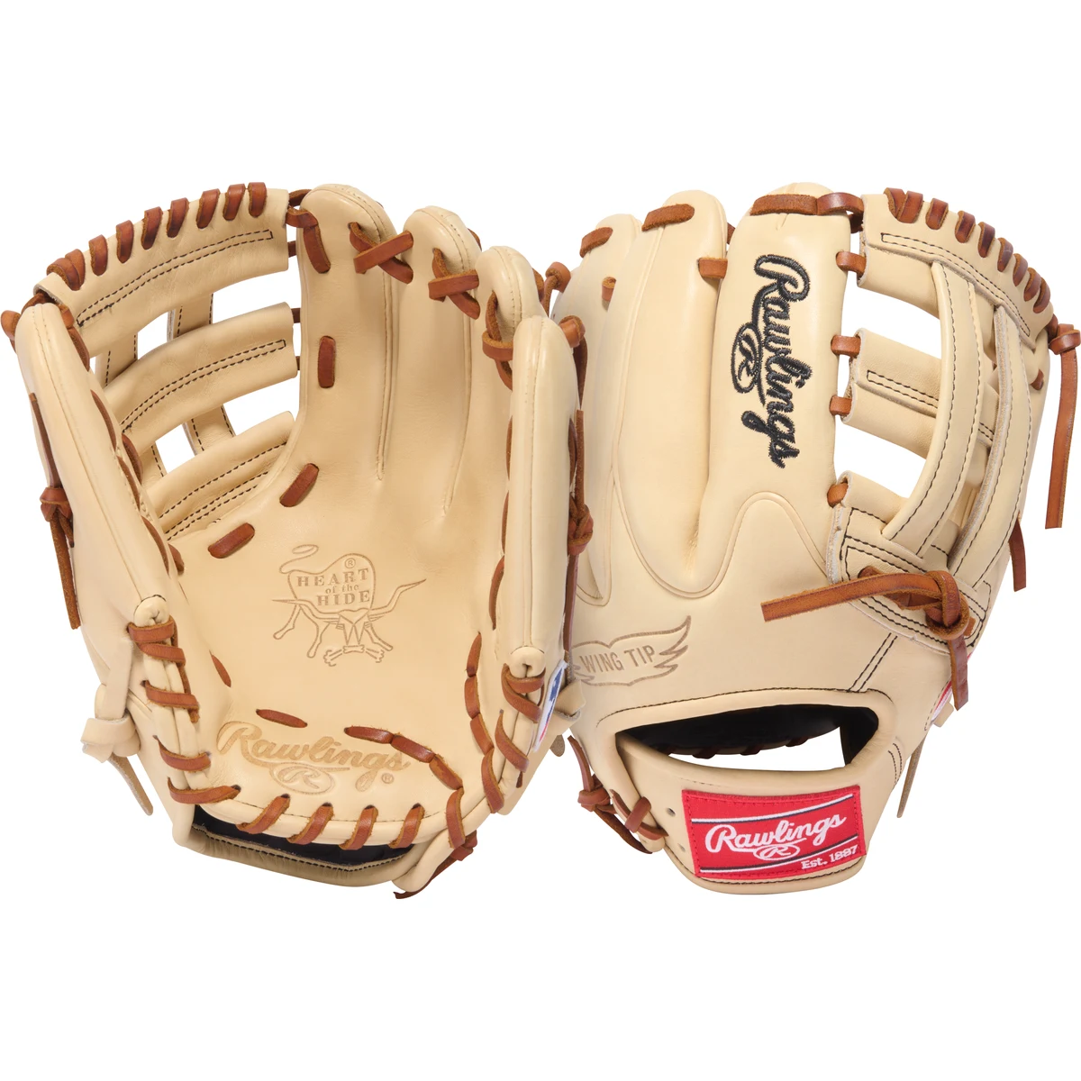 Rawlings Heart of the Hide Traditional 11.75 Baseball Glove, Infield 1