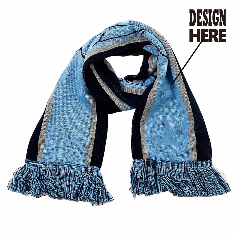 Promotional Acrylic Knit Scarf with Logo