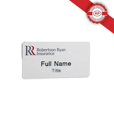 Deluxe Name Badge Custom UV Inkjet & Engraved (1 To 5 Square Inches) 1