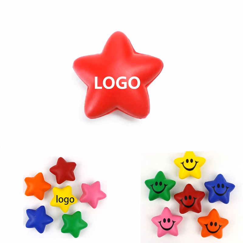 Pu Smiley Face Pentagram Decompressing Ball