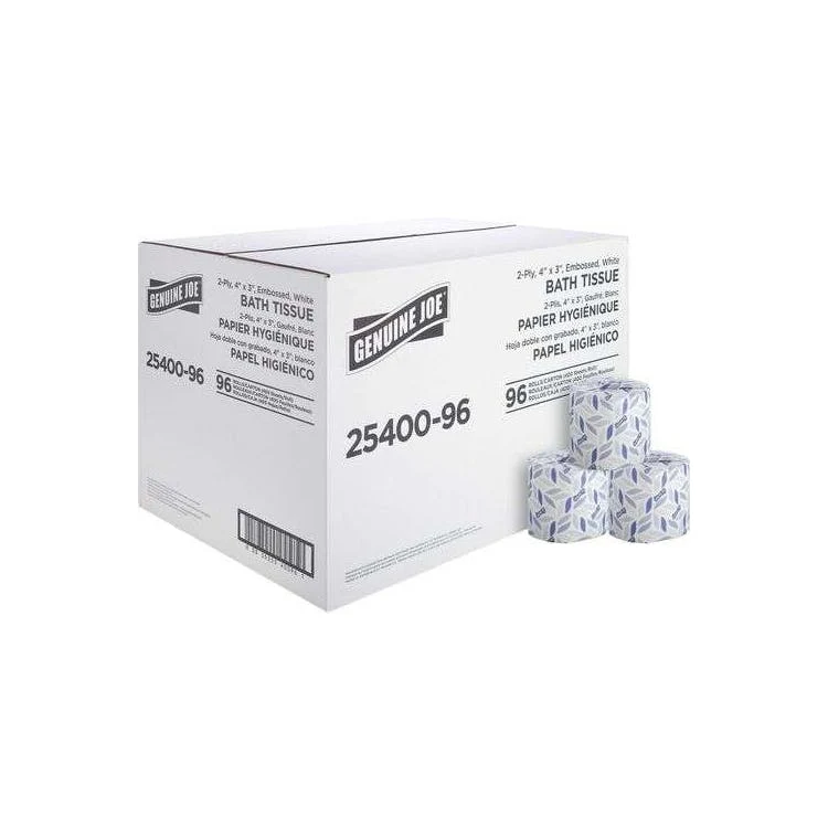 Genuine Joe Toilet Paper Rolls - 96 Pack 1