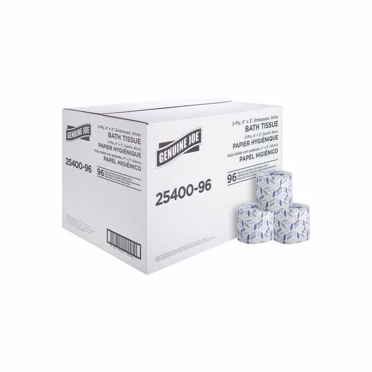 Genuine Joe Toilet Paper Rolls - 96 Pack