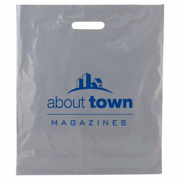Light Gray Patch Handle Bags