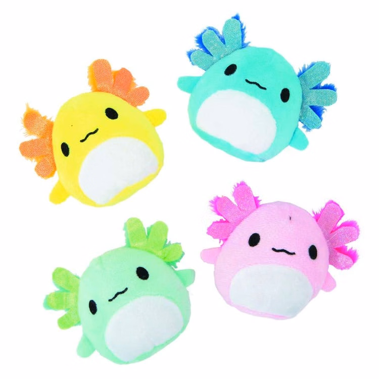Stuffed Axolotl 3.25" - Assorted