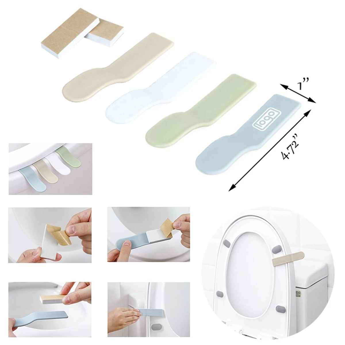 Toilet Seat Lifter Lower Lid Handle 1