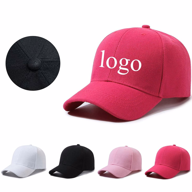 Unisex Plain Adjustable Baseball Hat