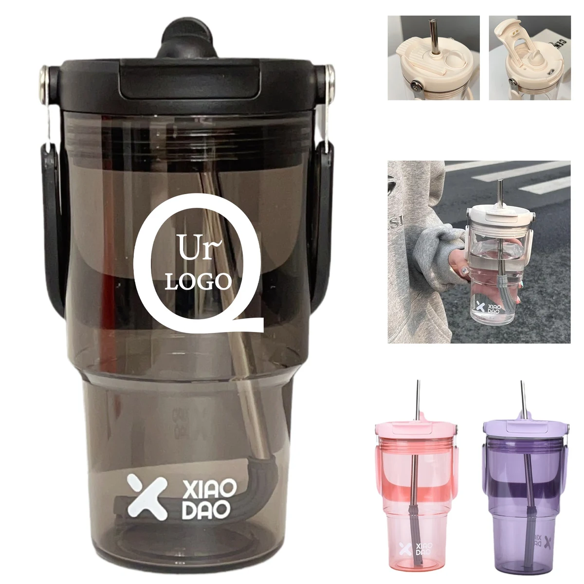 20Oz Summer Double Sippy Cup 1