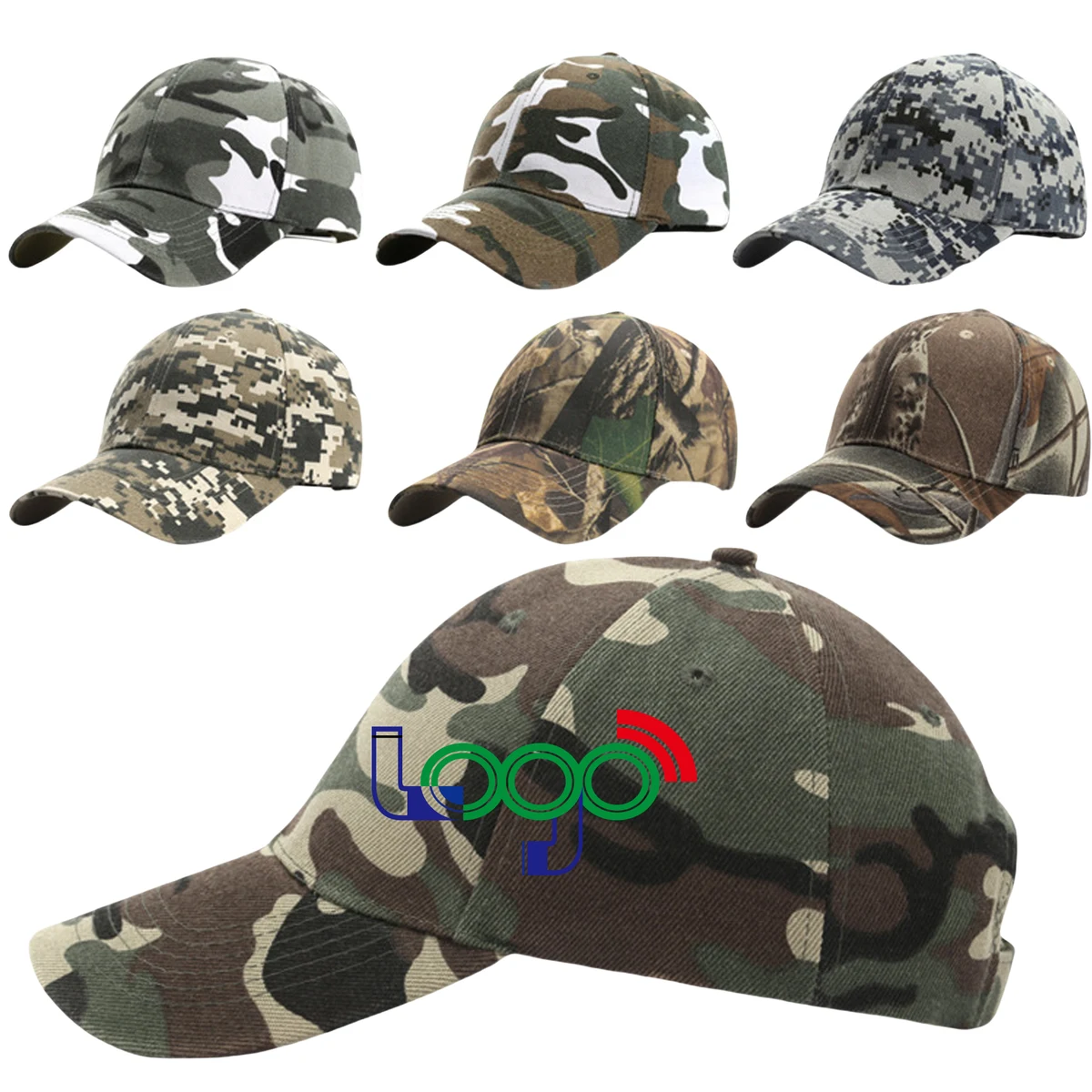 Cotton Camouflage Baseball Cap MOQ20 1