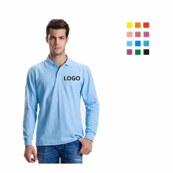 Long Sleeve Polo Shirt Apparel