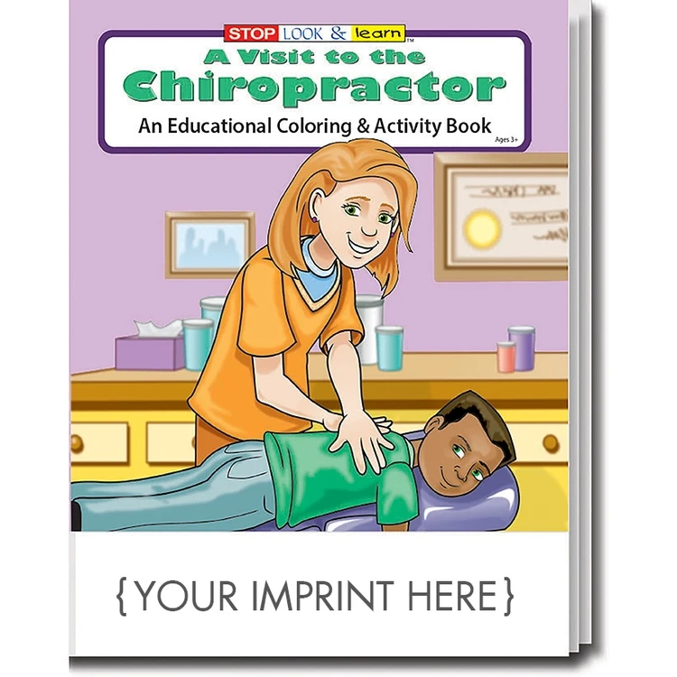COLORING BOOK - A Visit to the Chiropractor Coloring & Activity Book 1