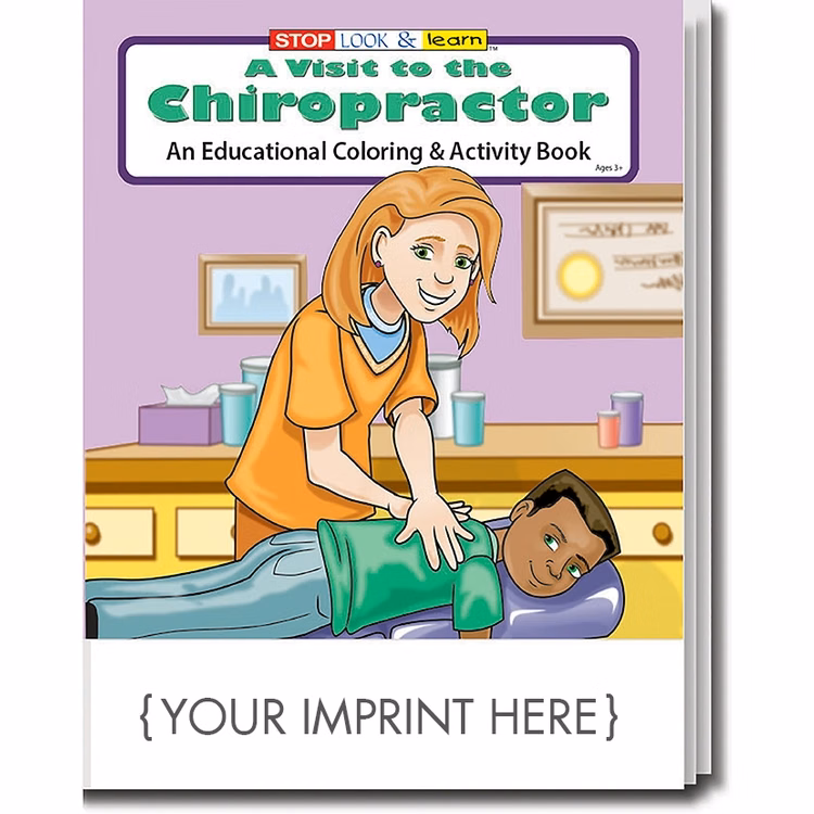COLORING BOOK - A Visit to the Chiropractor Coloring & Activity Book