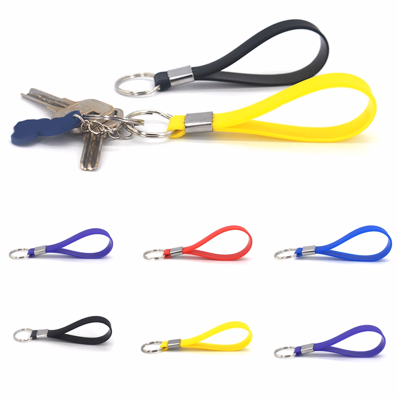 Custom Silicone Keychain Ring