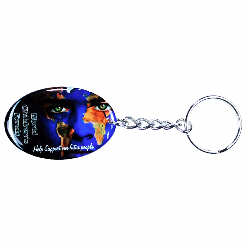 Key Chain / Tag, custom double sided imprint from 1.1 - 2 Sq. In.