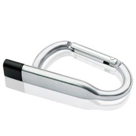 Carabiner Metal USB Flash Drive, 64MB 1