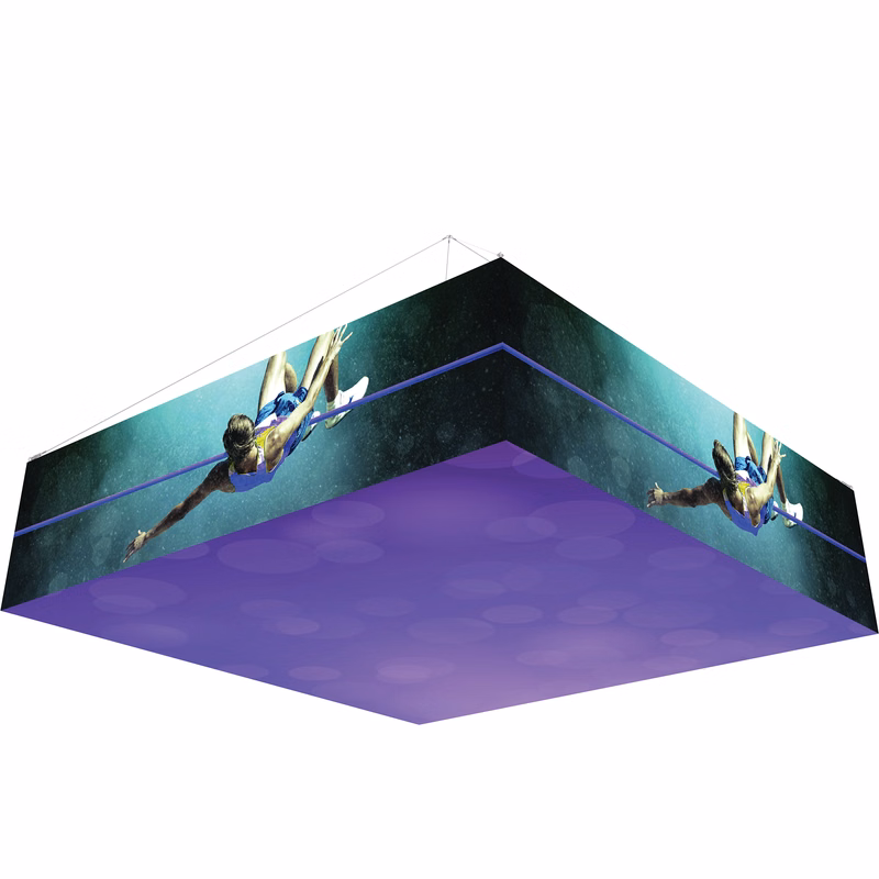 Formulate Backlit Square Hanging Structure 1203
