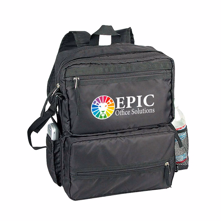 70D Nylon Foldable Backpack w/Cellphone & Mesh Pockets