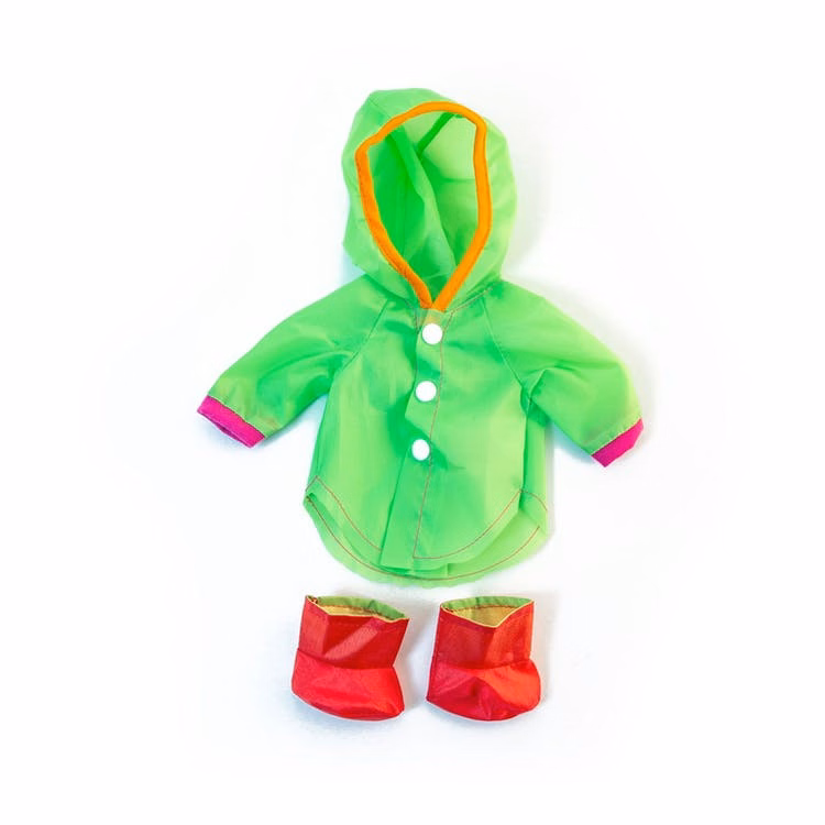 Clothing Sets for Dolls - 8.25" Raincoat & Boots