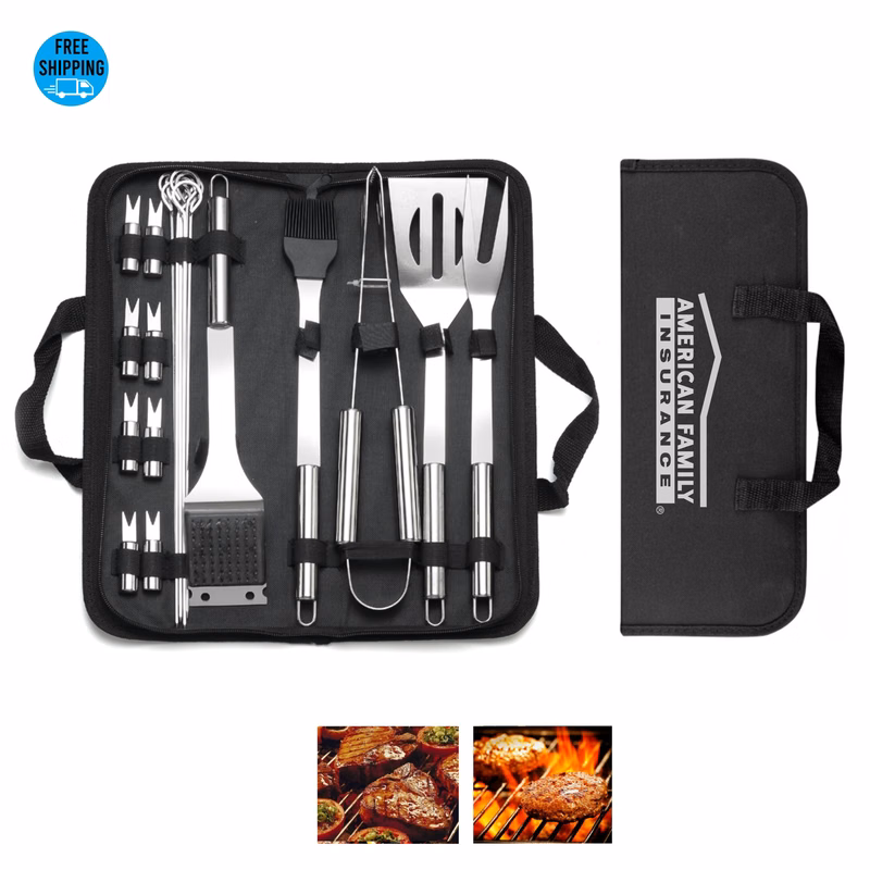 20pcs BBQ Grill Tool Set - OCEAN