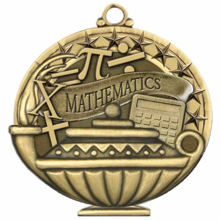 Mathematics Academic Performance Medallion (2")