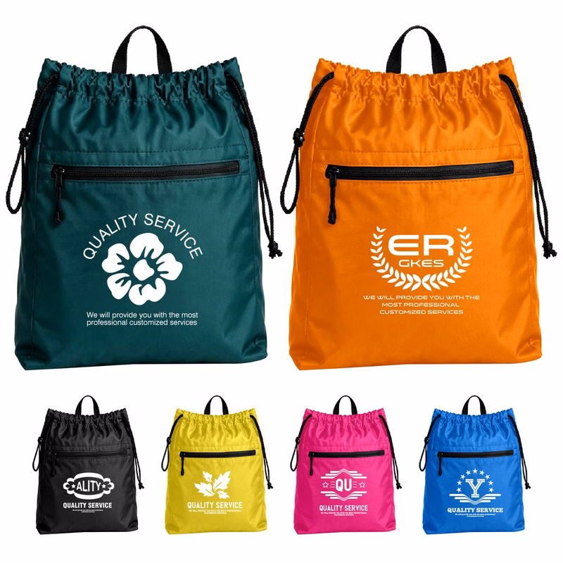 Polyester Gym Drawstring Sack