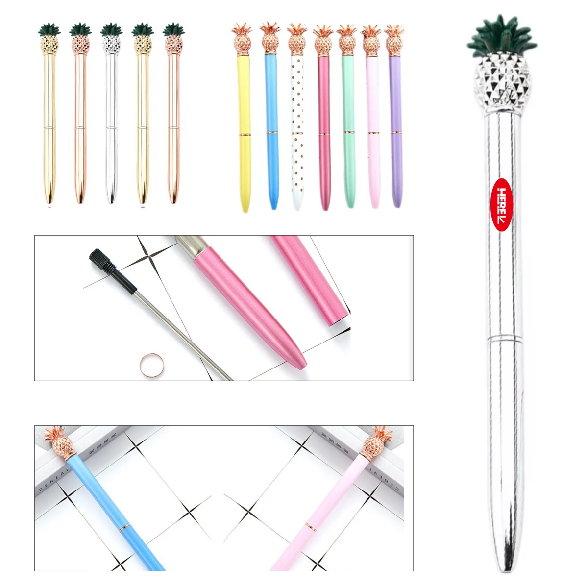 Tropical Fruit Metal Ballpoint 1