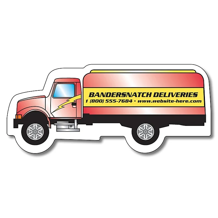 Magnet - Oil Tanker Truck Shape (3.72x1.625) - 25 mil 1