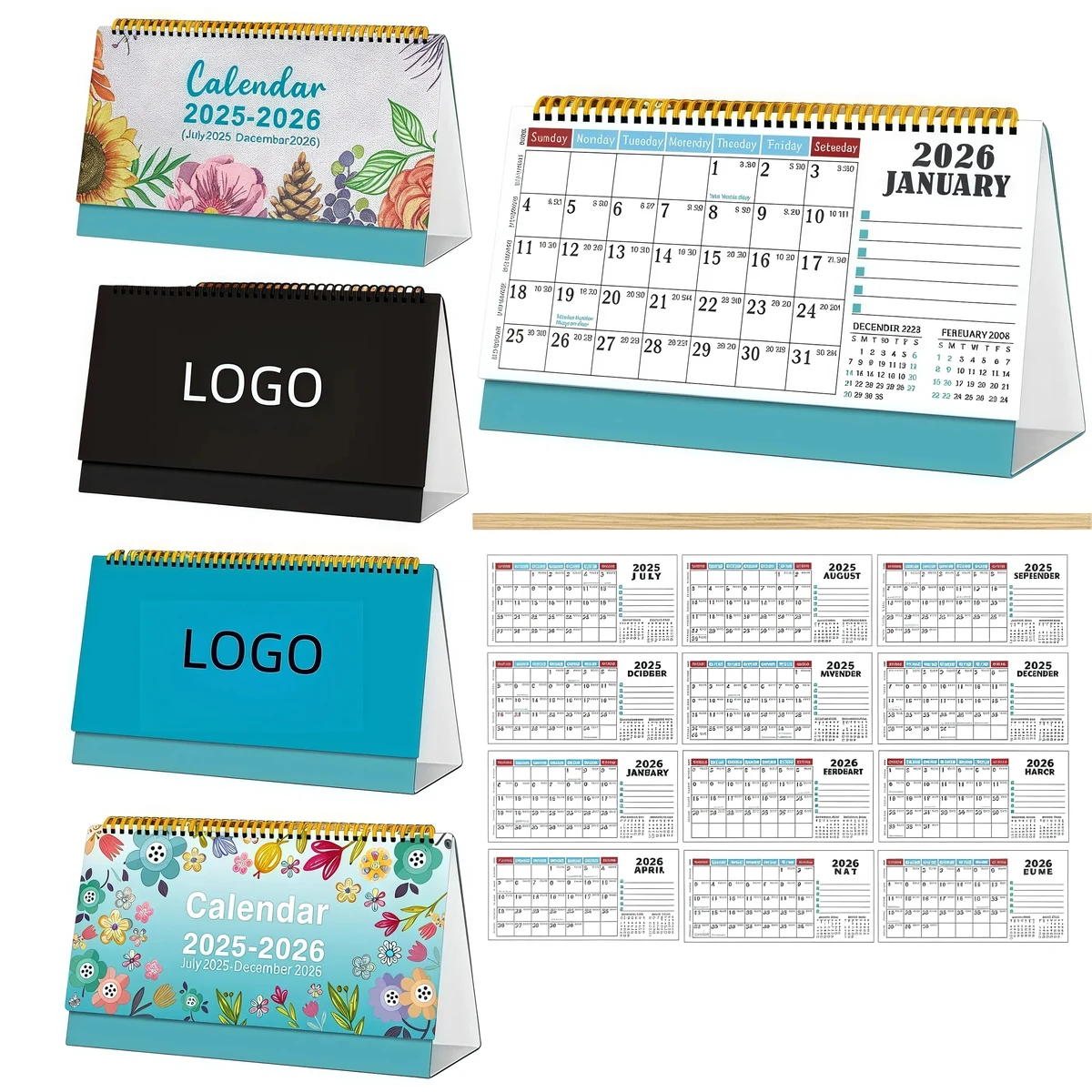 Portable Desk Calendar 1