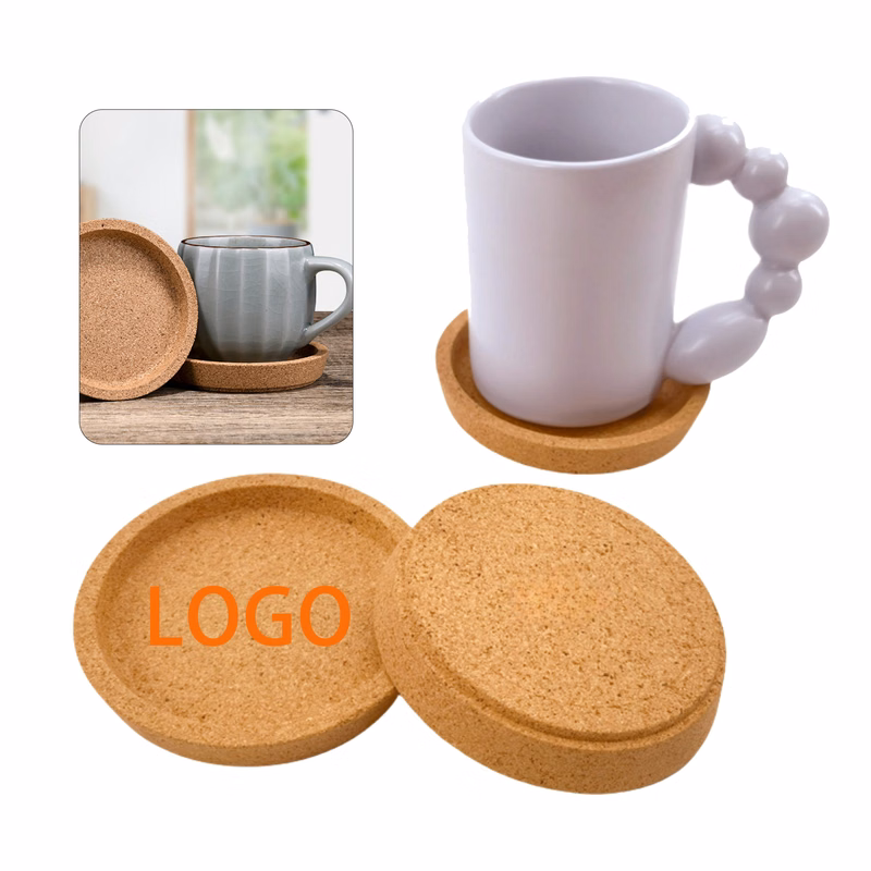 Customizable Cork Coffee Coasters