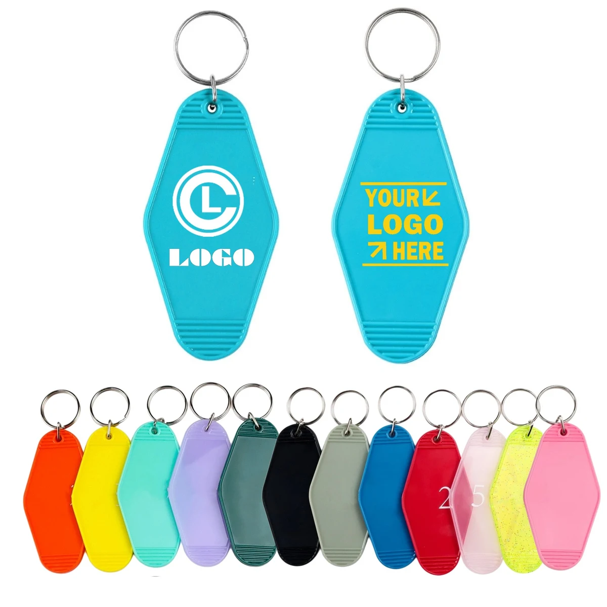 Vintage Plastic Hotel/Motel Keychain 1