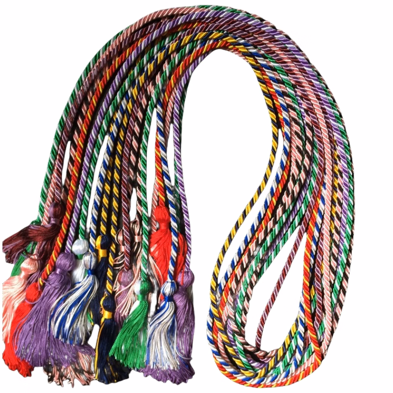 Customizable Color Graduation Honor Cords With Tassels