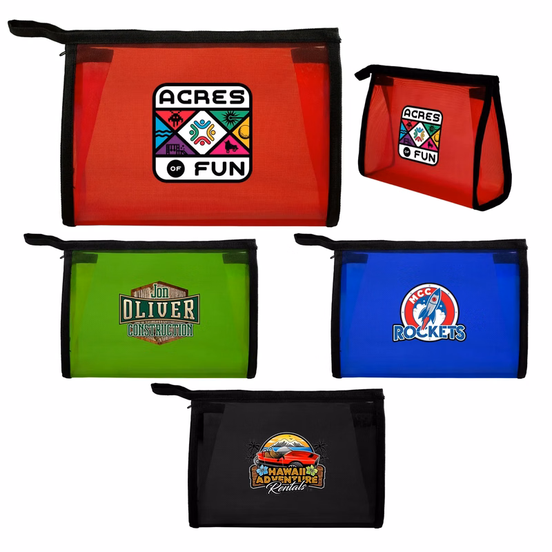 Recycled Mesh Toiletry Bag