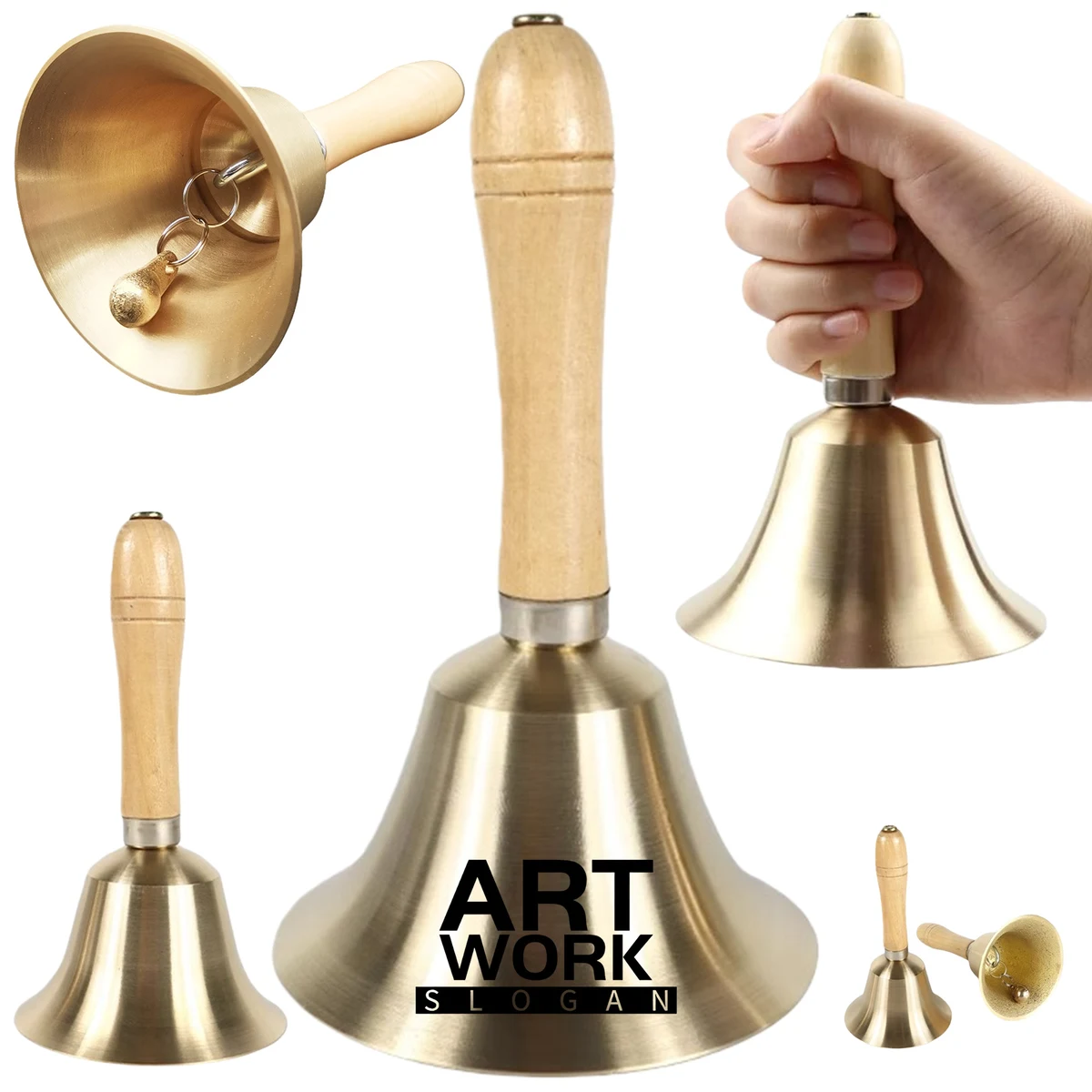 Super Loud Christmas Solid Brass Bell 1