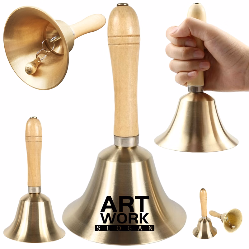 Super Loud Christmas Solid Brass Bell