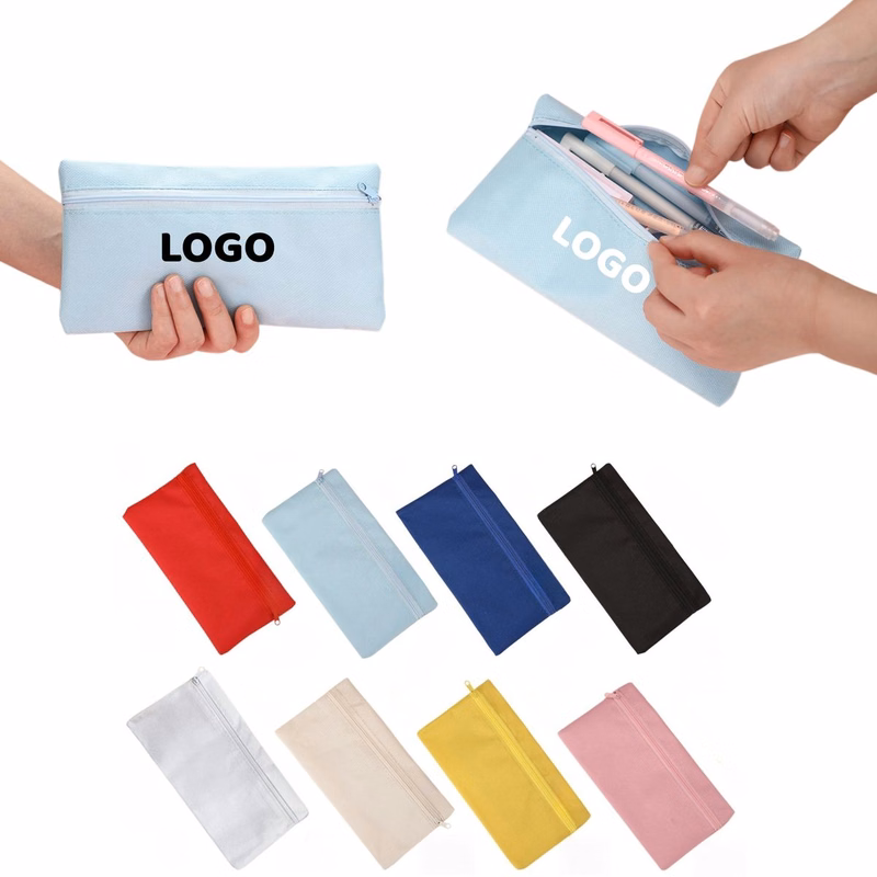 Oxford Fabric Zippered Pencil Case