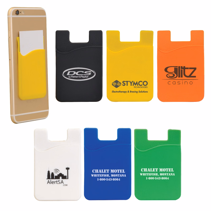 Clearance! Slim Silicone Smartphone Mobile Wallet